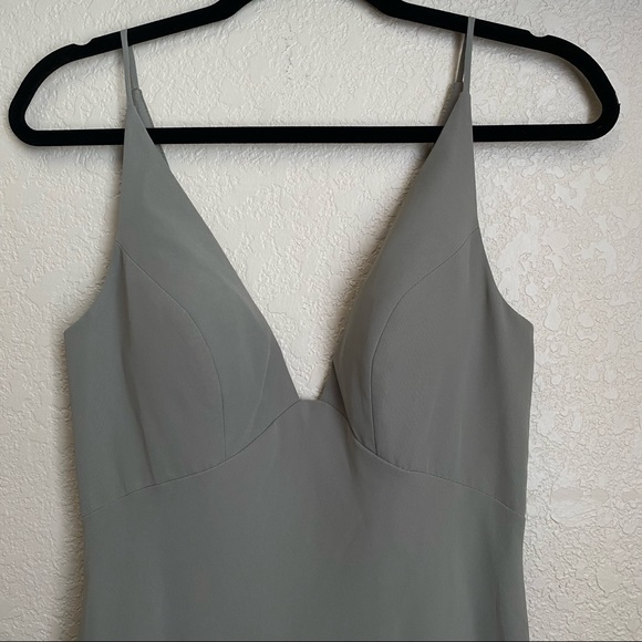 Jenny Yoo Bridesmaid Dress Size 6 Moss/Green - Picture 7 of 16